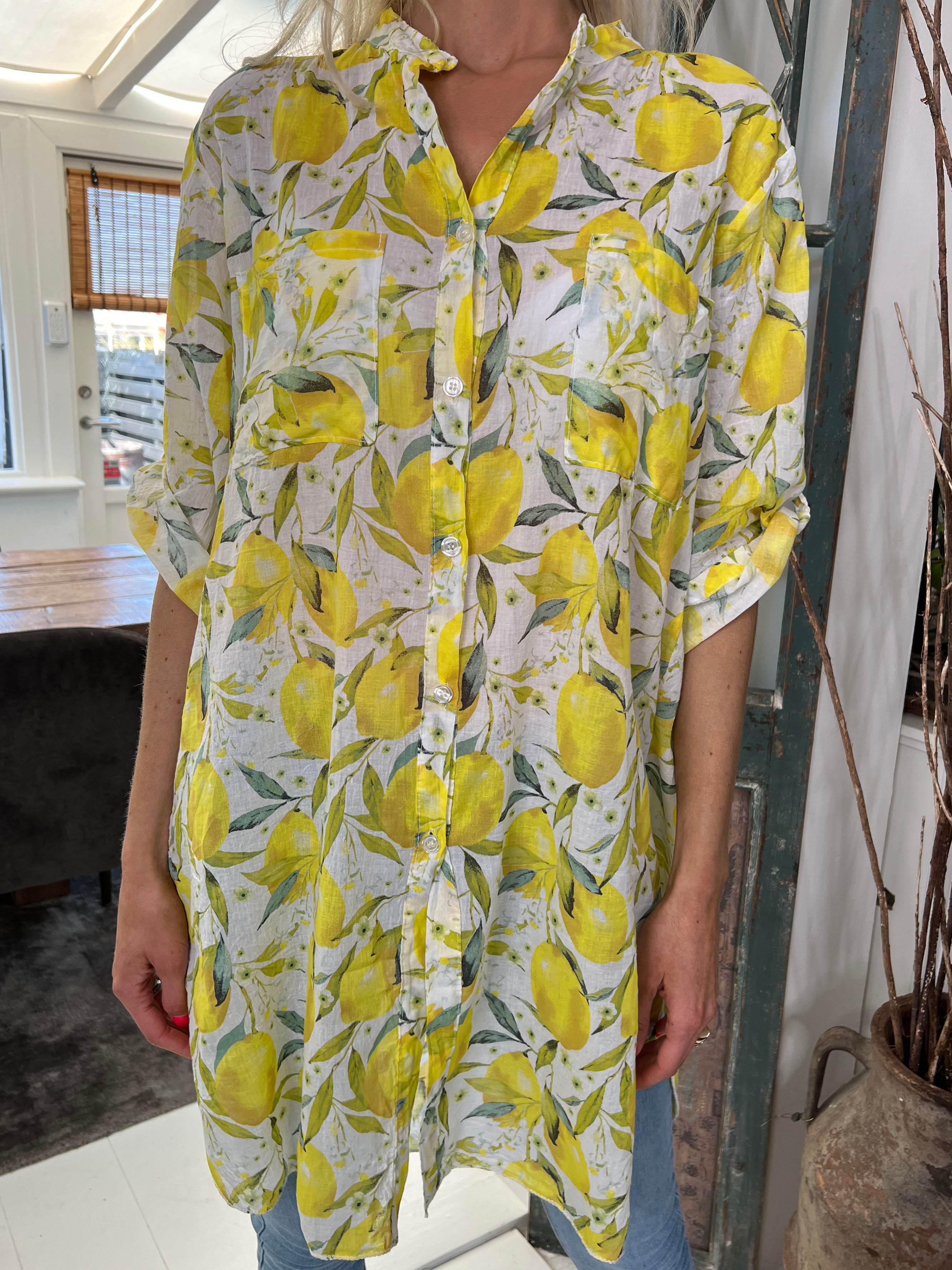 BERNA - SKJORTA MED CITRONER